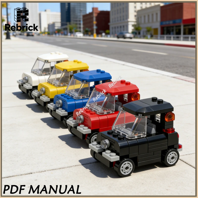 5 Stud Wide Compact City Micro Car MOC Blocks, Small Practical Vehicle Model for Hobbyists and Display
5 Stud Wide Compact City Micro Car MOC Blocks, Small Practical Vehicle Model for Hobbyists and Display
