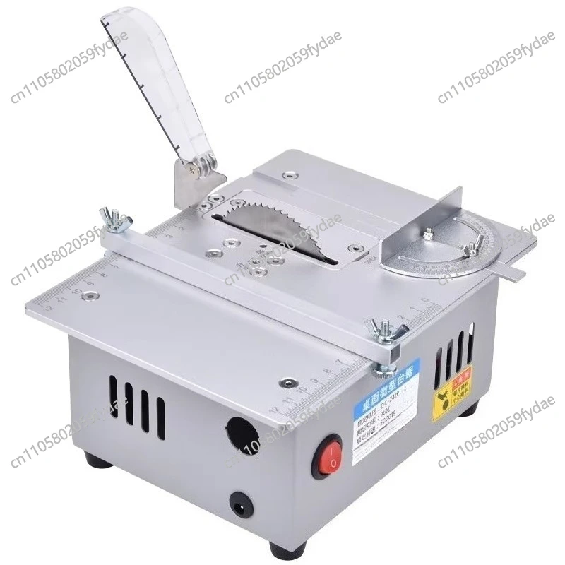 S8 Desktop Micro Table Saw, Precision DIY Model Chainsaw 3 Inch Mini Acrylic PCB Desktop Cutting Machine