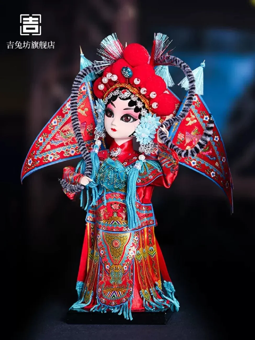 Handmade Face Makeup of Silk Figure, Chinese Characteristics, Peking Opera Doll, Opera Characters, Hangfu Gifts
Handmade Face Makeup of Silk Figure, Chinese Characteristics, Peking Opera Doll, Opera Characters, Hangfu Gifts