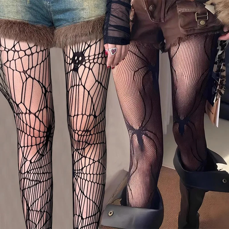 Halloween Spider Bat Gothic Punk Style Stockings Hot Girl Subculture Y2K Black Hole Stocking Pantyhose for Women Sock Hosiery
Halloween Spider Bat Gothic Punk Style Stockings Hot Girl Subculture Y2K Black Hole Stocking Pantyhose for Women Sock Hosiery