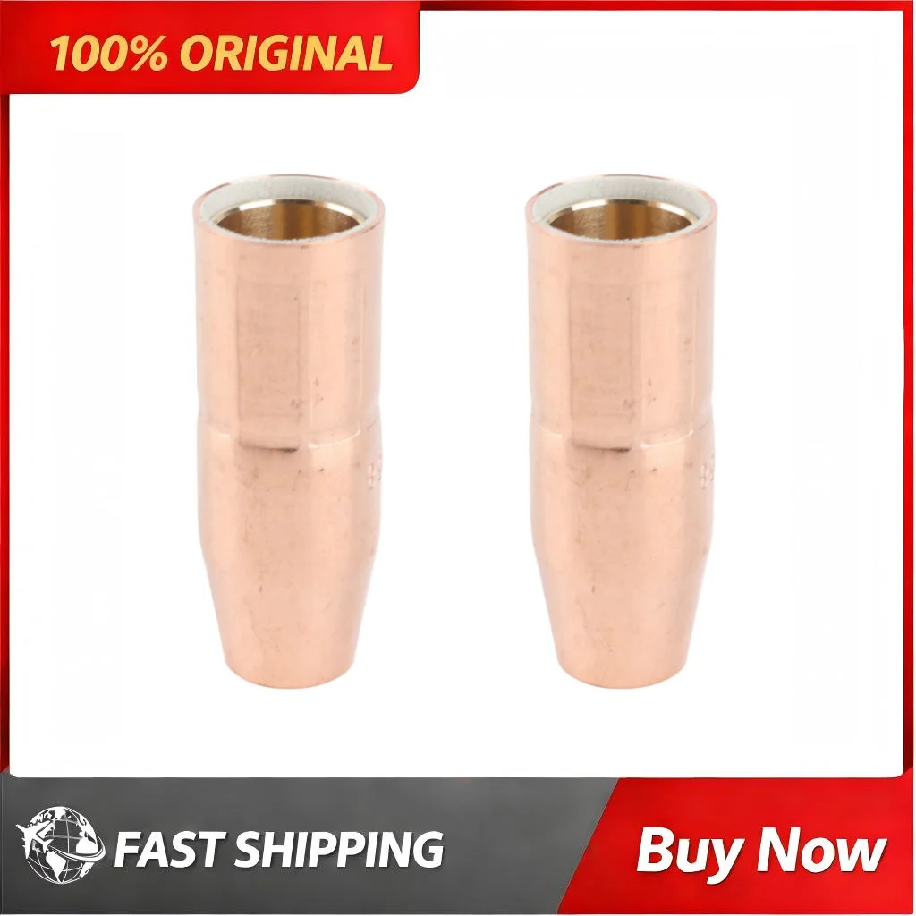 2Pcs Red Copper Nozzle 1/2in 200258 High Temperature Resistant Welding Consumable Replacement Accessory Compatible for M25 M40
2Pcs Red Copper Nozzle 1/2in 200258 High Temperature Resistant Welding Consumable Replacement Accessory Compatible for M25 M40