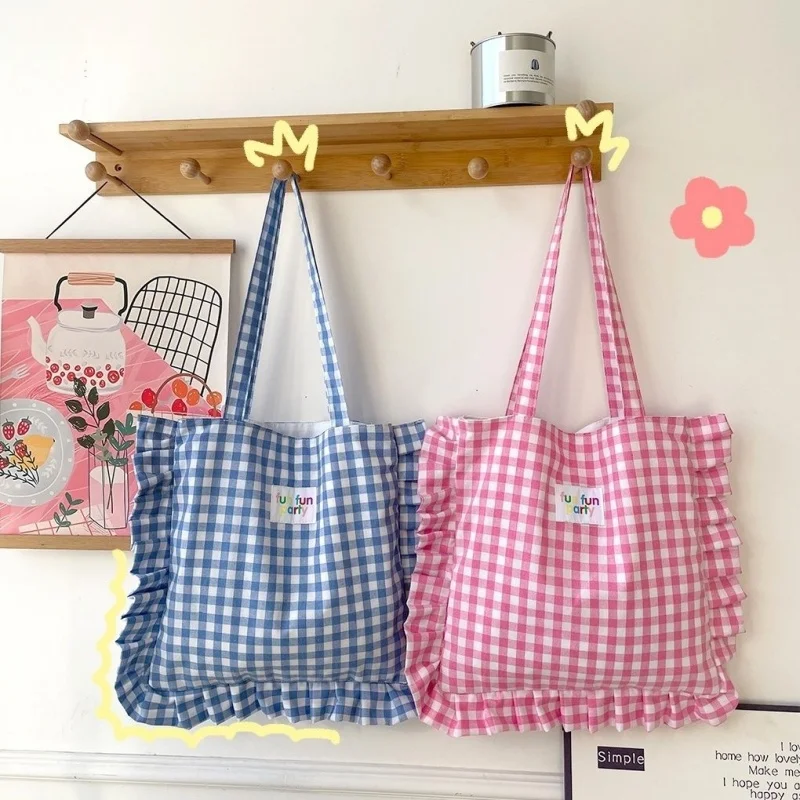 Sweet Plaid Pleated Tote Underarm Bag Fashion Women Shoulder Bag All Match Itabag Designer Commuting Bag
Sweet Plaid Pleated Tote Underarm Bag Fashion Women Shoulder Bag All Match Itabag Designer Commuting Bag