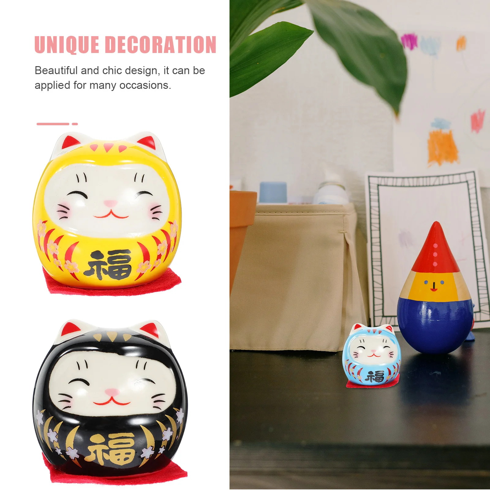 5pcs Dharma Ornaments Home Decor Desktop Ceramics Japanese Tradition Environment Friendly Holiday Gift
5pcs Dharma Ornaments Home Decor Desktop Ceramics Japanese Tradition Environment Friendly Holiday Gift