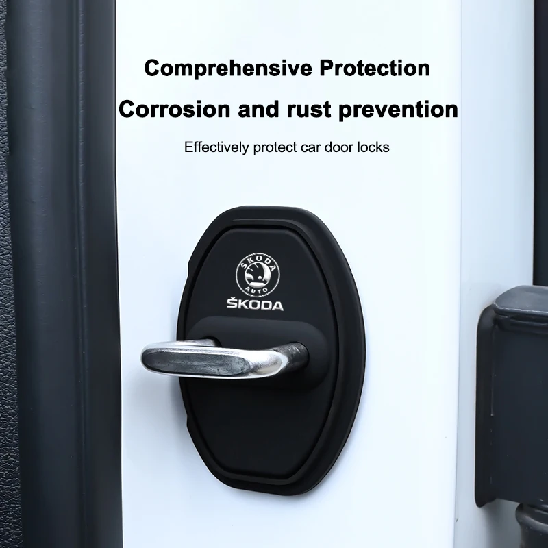 4pcs Car Silicone Door Lock Cover Protective Sticker For Skoda S Fabia Rapid Superb Octavia A5 a7 2 Kodiaq Scala VRS Accessories
4pcs Car Silicone Door Lock Cover Protective Sticker For Skoda S Fabia Rapid Superb Octavia A5 a7 2 Kodiaq Scala VRS Accessories
