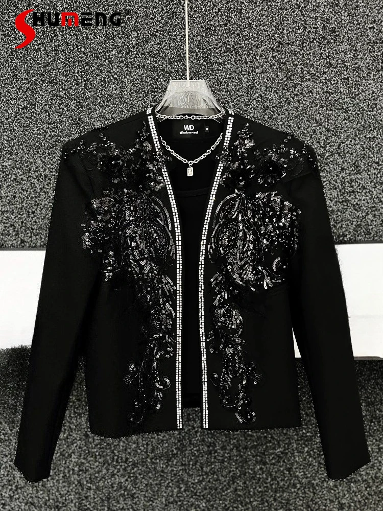 2026 Men's Spring New High-end Fashion Jackets Men's Sequin Splicing Embroidered Small Fragrant Tops Male Stylish Delicate Coats
2026 Men's Spring New High-end Fashion Jackets Men's Sequin Splicing Embroidered Small Fragrant Tops Male Stylish Delicate Coats