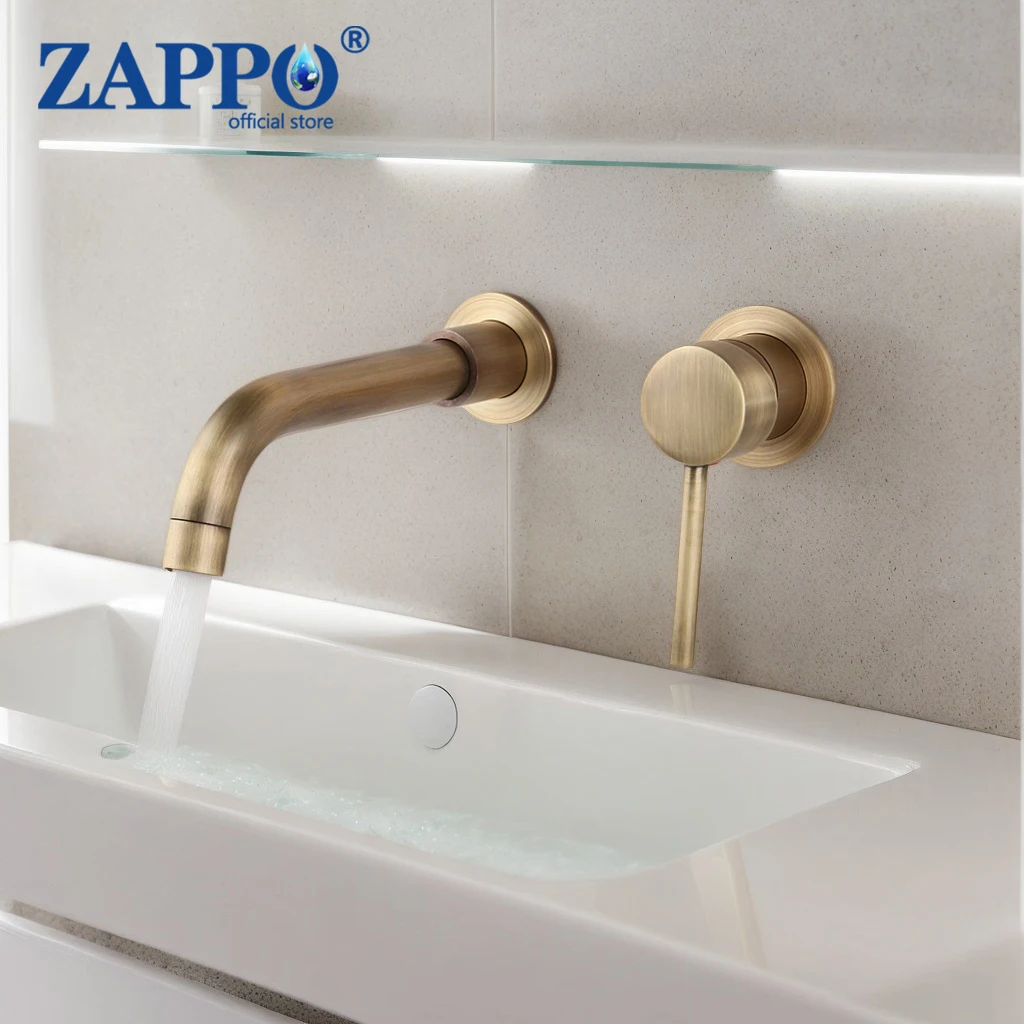 ZAPPO Смеситель для ванной комнаты, античная латунь, смеситель для раковины в ванной комнате, смеситель для туалетного столика с одной ручкой, смесители с поворотным изливом и грубым клапаном
ZAPPO Смеситель для ванной комнаты, античная латунь, смеситель для раковины в ванной комнате, смеситель для туалетного столика с одной ручкой, смесители с поворотным изливом и грубым клапаном