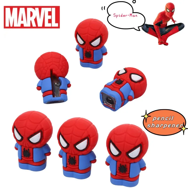 New Marvel Spider-Man cartoon shape pencil sharpener creative personality handsome desktop ornaments student stationery prizes
New Marvel Spider-Man cartoon shape pencil sharpener creative personality handsome desktop ornaments student stationery prizes