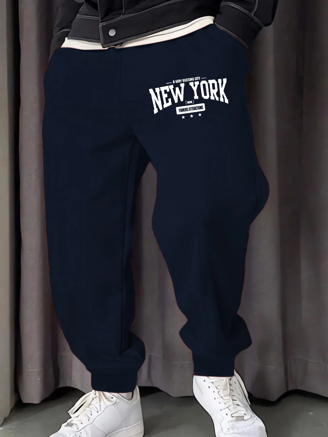 Мужские спортивные штаны с принтом New York Famous City, повседневные флисовые спортивные штаны, универсальная спортивная одежда с карманами, осенние модные длинные брюки
Мужские спортивные штаны с принтом New York Famous City, повседневные флисовые спортивные штаны, универсальная спортивная одежда с карманами, осенние модные длинные брюки