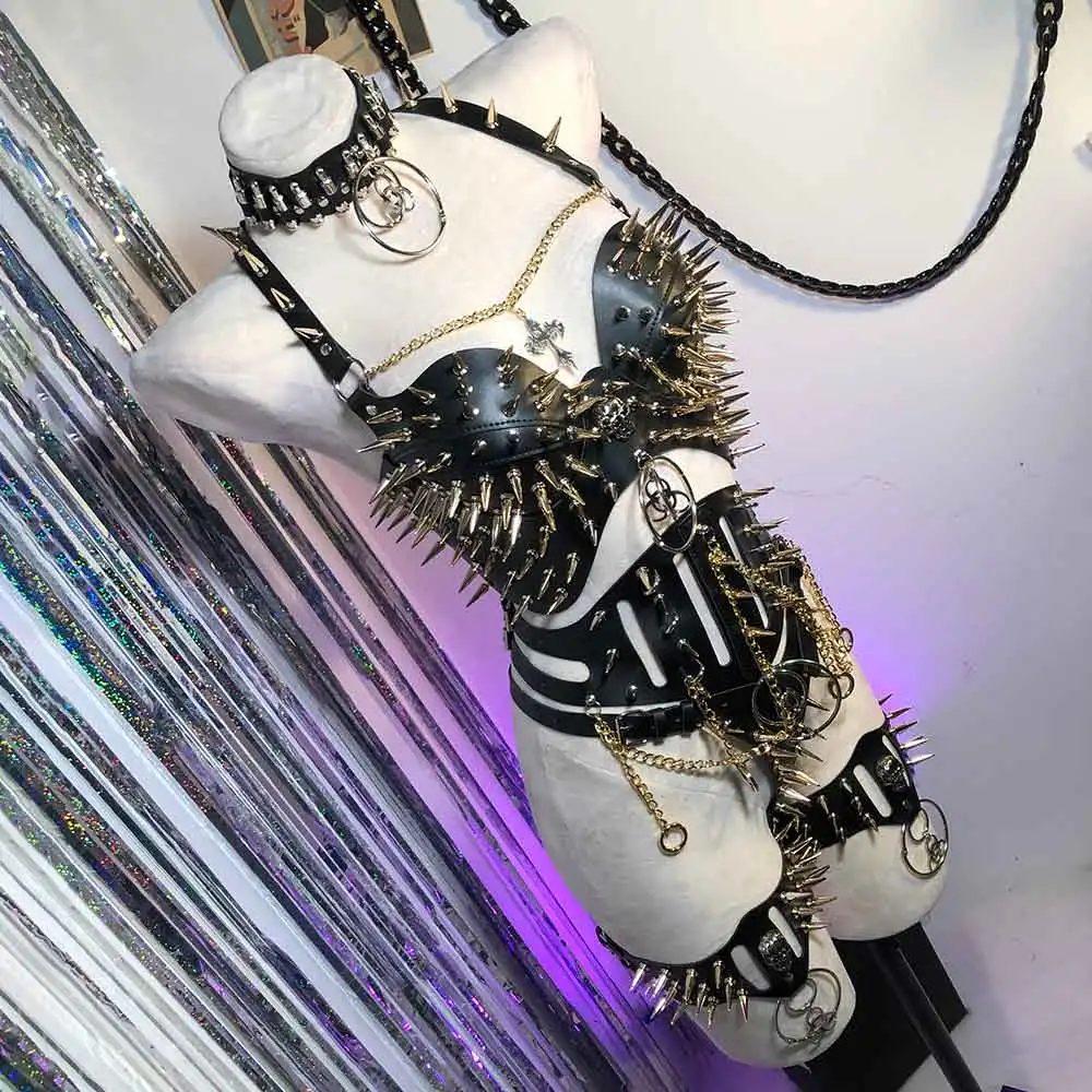 Harajuku Kawaii Studded Rivet Fairy Goth Trendy Eco Grunge Gothic Emo PU Leather Y2K Halter Camisole TOPS Chain Punk Rock
Harajuku Kawaii Studded Rivet Fairy Goth Trendy Eco Grunge Gothic Emo PU Leather Y2K Halter Camisole TOPS Chain Punk Rock