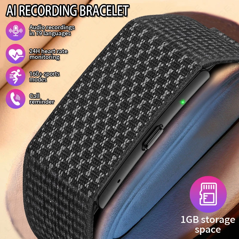 LIGE New AI One-click Recording Smart Watch HPV Heart Rate Monitor 1ATM Waterproof Screenless Sports Smartwatch For Android ios
LIGE New AI One-click Recording Smart Watch HPV Heart Rate Monitor 1ATM Waterproof Screenless Sports Smartwatch For Android ios