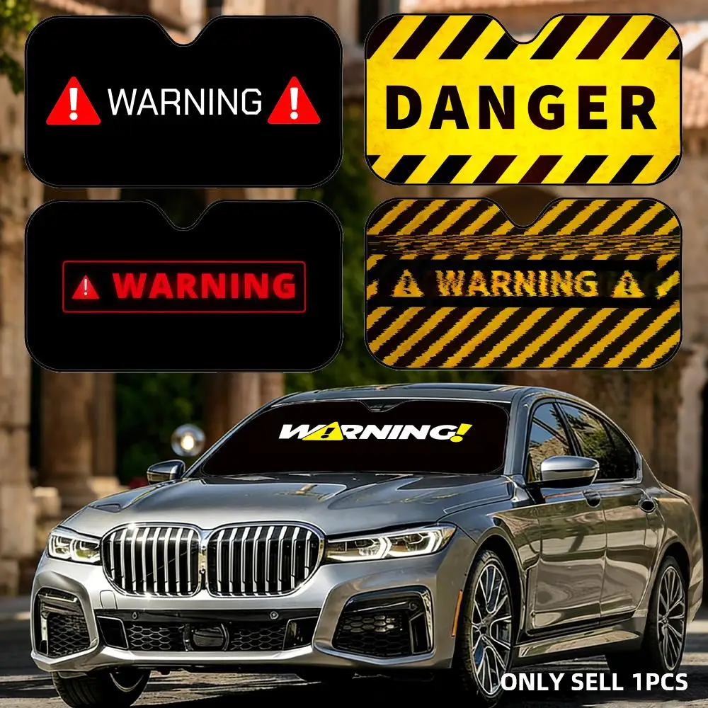 Retro Warning Danger Sun Visor Car Windshield Sun Shade Front Window Sunshade UV Block Heat Insulation Cover Parasol
Retro Warning Danger Sun Visor Car Windshield Sun Shade Front Window Sunshade UV Block Heat Insulation Cover Parasol