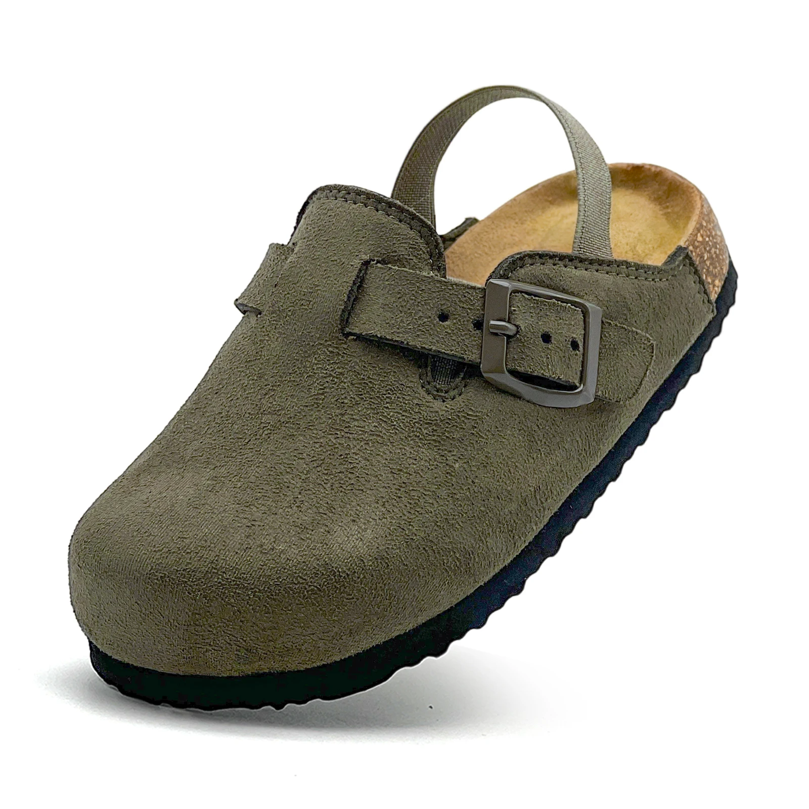 Kids Suede Clogs Toddler Clogs Boys Girls Sandals Cork Footbed Toddler Slip on Mules Indoor Outdoor Sandals with Elastic Band
Kids Suede Clogs Toddler Clogs Boys Girls Sandals Cork Footbed Toddler Slip on Mules Indoor Outdoor Sandals with Elastic Band