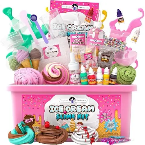DIY Cherry Slime Kit for Kids – 31-Piece Ice Cream-Themed Craft Set, Ages 8-12 – Fun Easter & Birthday Gift
DIY Cherry Slime Kit for Kids – 31-Piece Ice Cream-Themed Craft Set, Ages 8-12 – Fun Easter & Birthday Gift