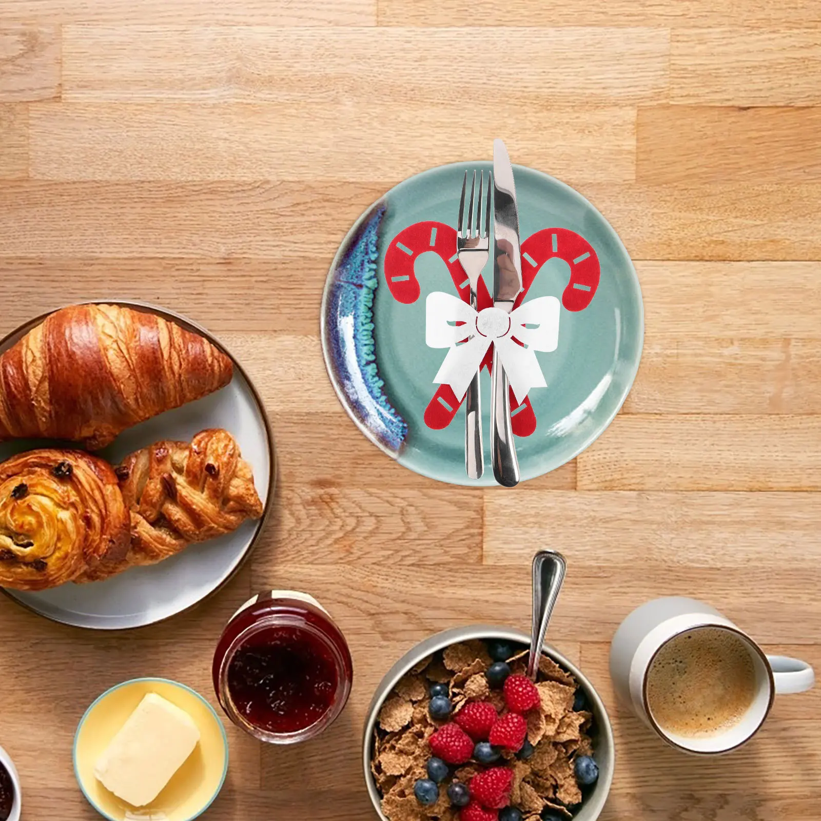 12Pcs Christmas Cutlery Set Candy Cane Design Reusable Flatware Organizer Pouch Holiday Tableware Holder for Festive Dining
12Pcs Christmas Cutlery Set Candy Cane Design Reusable Flatware Organizer Pouch Holiday Tableware Holder for Festive Dining