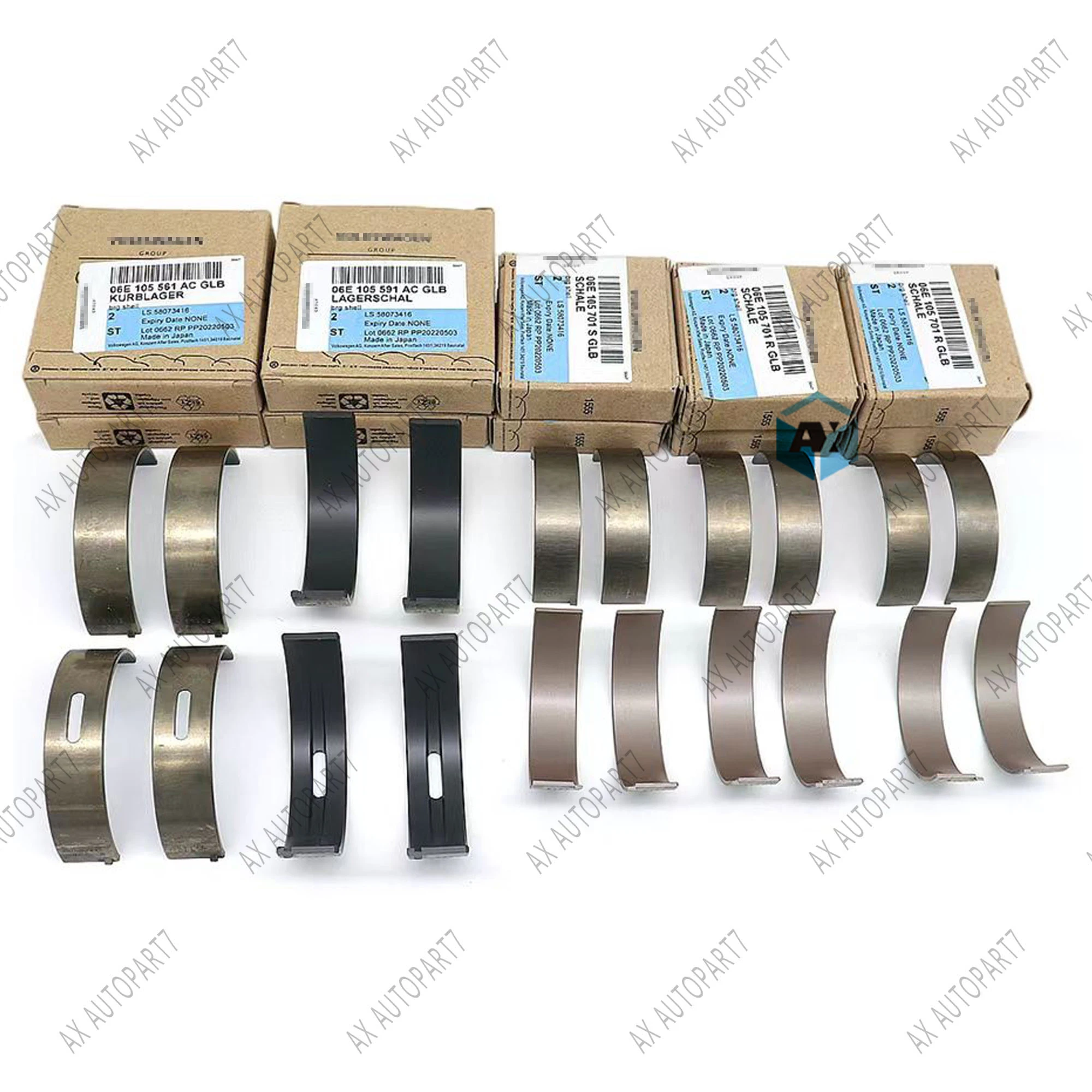 2025 New Brand Direct Sale Genuine main crankshaft + ConRod bearing kit 06E105561AC for Audi A6 A8 Q5 Q7
2025 New Brand Direct Sale Genuine main crankshaft + ConRod bearing kit 06E105561AC for Audi A6 A8 Q5 Q7