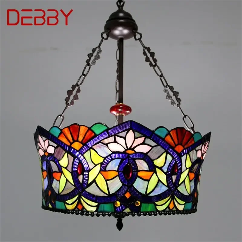 DEBBY Tiffany Pendant Lamp LED Creative Color Glass Vintage Hanging Light Decor for Home Dining Room Bedroom Hotel
DEBBY Tiffany Pendant Lamp LED Creative Color Glass Vintage Hanging Light Decor for Home Dining Room Bedroom Hotel