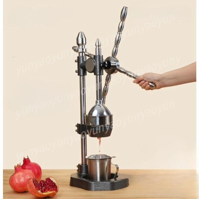 304 Stainless Steel Commercial Pomegranate Juicer Manual Rotary Wheel Heavy Duty Orange Lemon Fruit Squeezer
304 Stainless Steel Commercial Pomegranate Juicer Manual Rotary Wheel Heavy Duty Orange Lemon Fruit Squeezer
