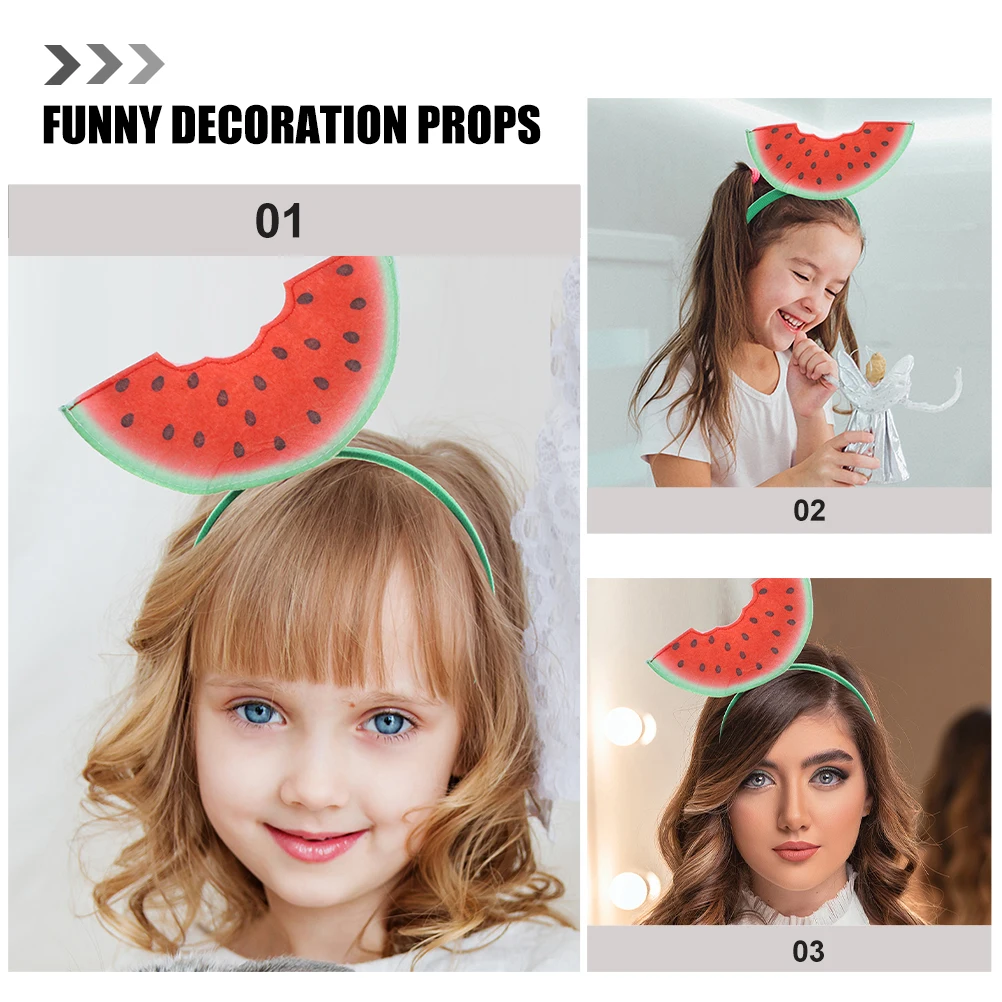 2Pcs Three-dimensional Watermelon Headbands Summer Hair Accessories Party Favors Girls Cartoon Fruit Elements Photo Props Not
2Pcs Three-dimensional Watermelon Headbands Summer Hair Accessories Party Favors Girls Cartoon Fruit Elements Photo Props Not
