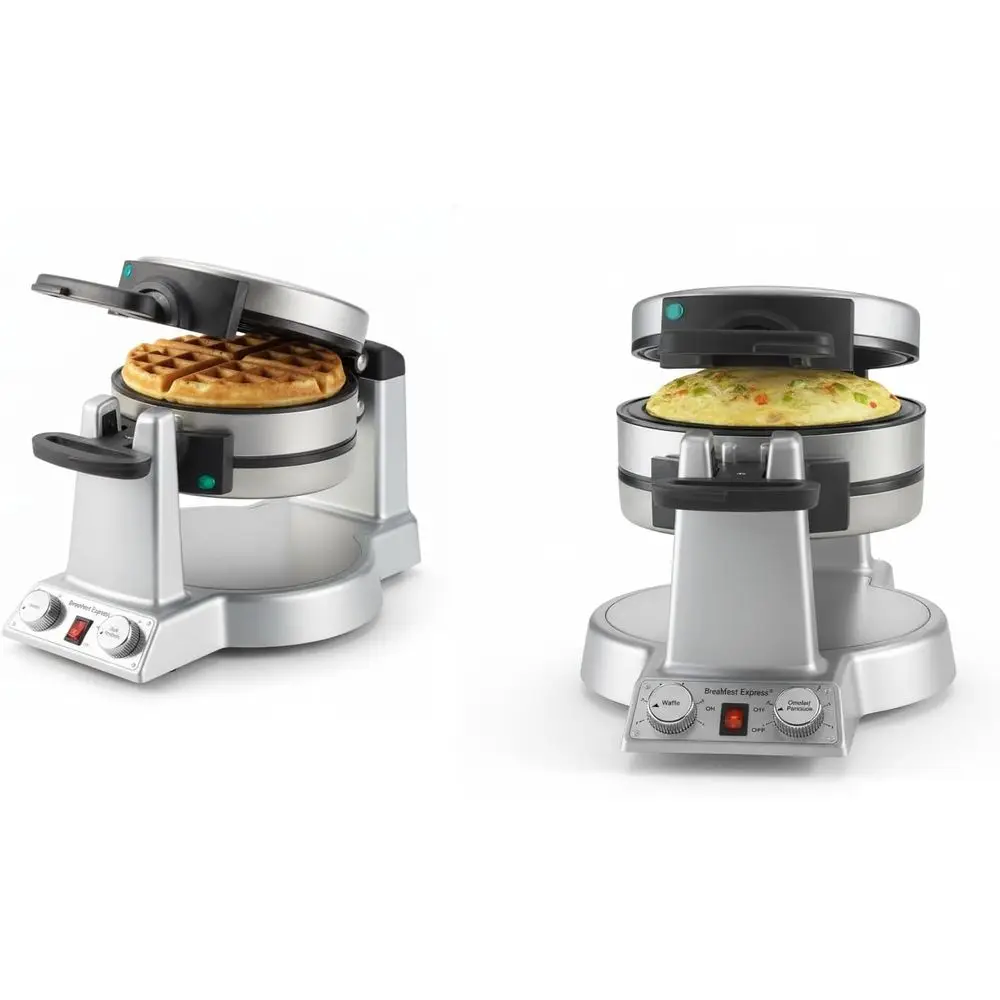 Dual-Controlled Nonstick Breakfast Maker with Waffle and Omelet Functions
Dual-Controlled Nonstick Breakfast Maker with Waffle and Omelet Functions