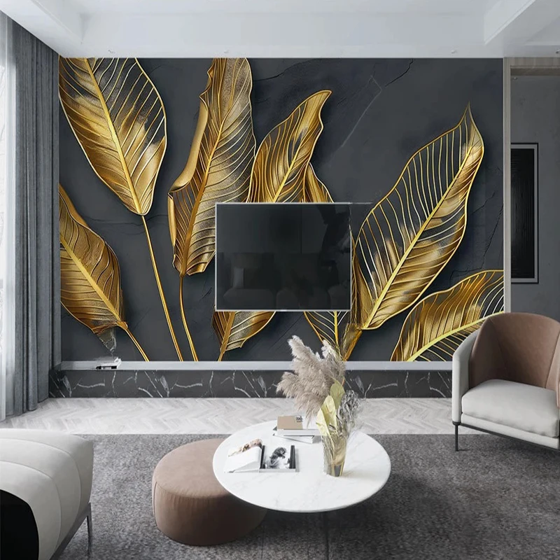 Custom Mural 3D Abstract Leaf Art Painting Wallpaper For Living Room Bedroom TV Sofa Background Home Decor Wall Covering
Custom Mural 3D Abstract Leaf Art Painting Wallpaper For Living Room Bedroom TV Sofa Background Home Decor Wall Covering
