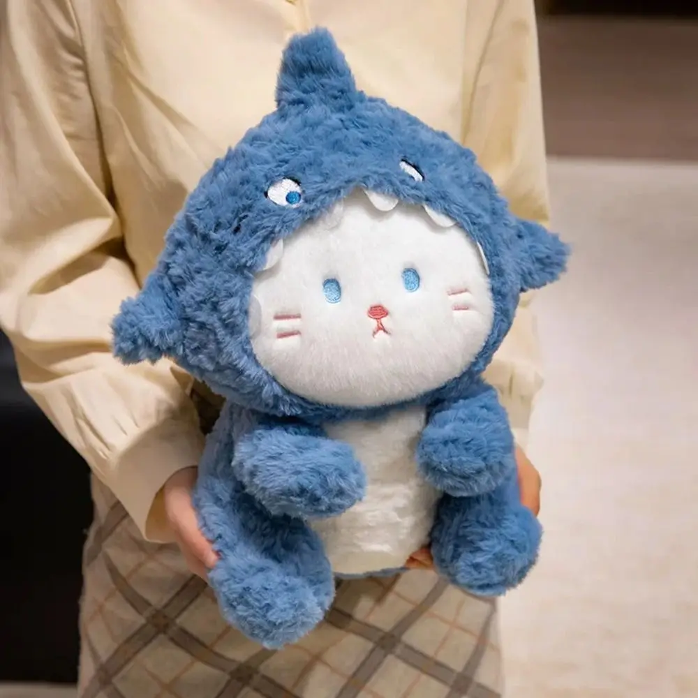 Calico Cat Shark Cat Plush Doll Fluffy Removable Hood Shark Cat Plush Toy Soft 37cm Cute Cat Plush Doll Kids Birthday Christmas
Calico Cat Shark Cat Plush Doll Fluffy Removable Hood Shark Cat Plush Toy Soft 37cm Cute Cat Plush Doll Kids Birthday Christmas