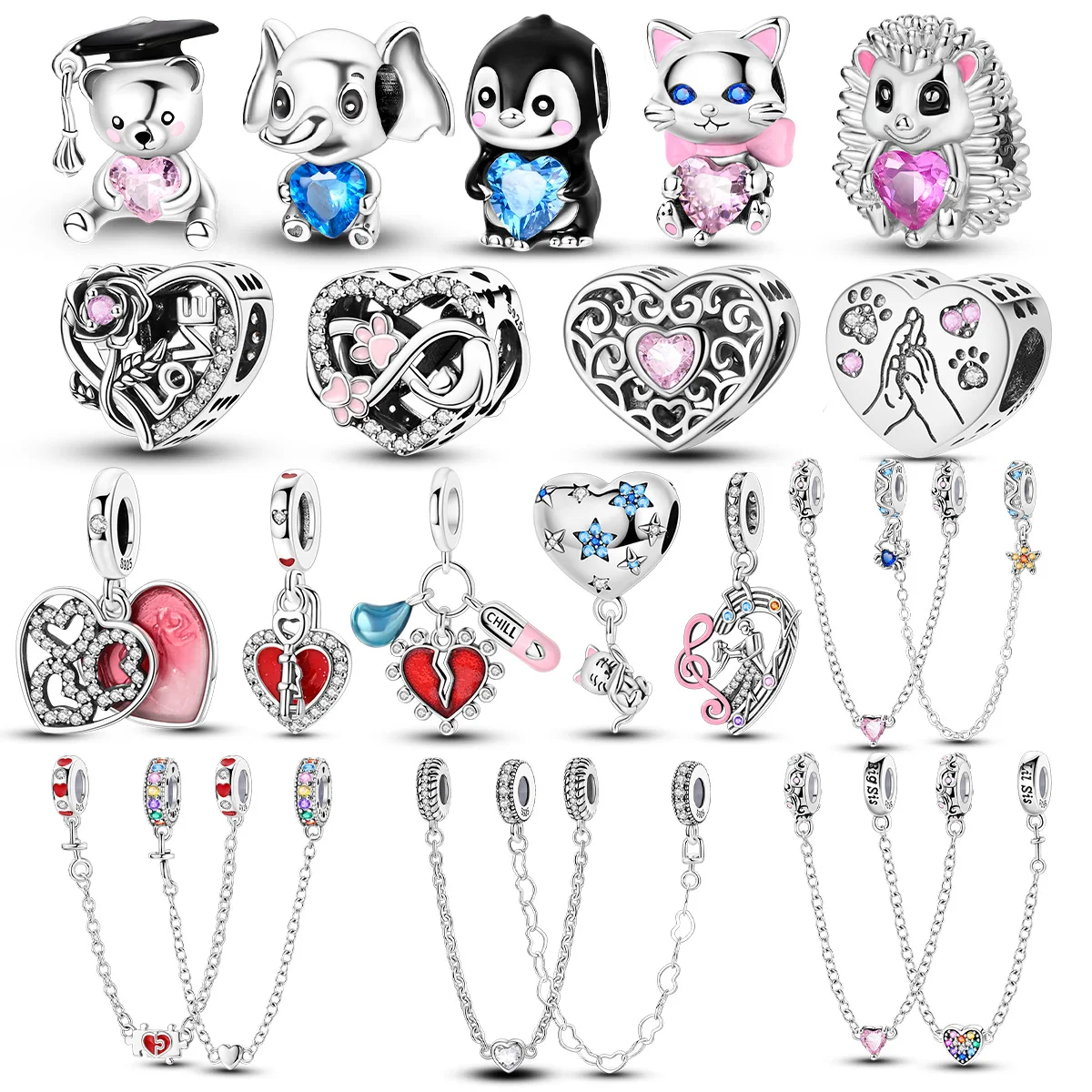 2025 New Sterling Silver 925 Total Love pendant Animal-flower series Charms Fit Original Bracelets Charm Bead for Women jewelry
2025 New Sterling Silver 925 Total Love pendant Animal-flower series Charms Fit Original Bracelets Charm Bead for Women jewelry