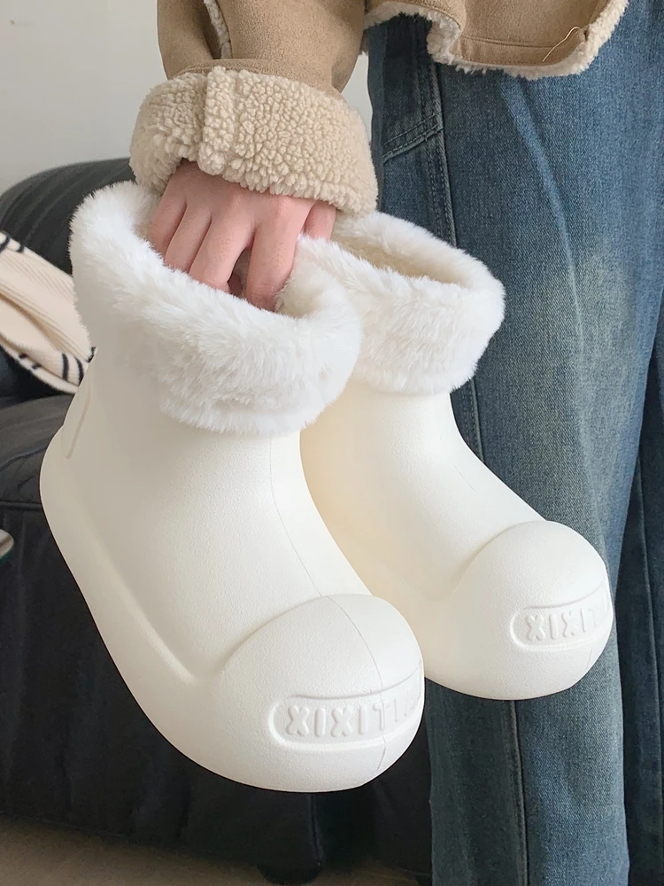 Warmth Faionable Winter Boots Women's Casual Fce Lined Snow Boots Slip on ort Tube round Toe Thiened Flat Bot EVA
Warmth Faionable Winter Boots Women's Casual Fce Lined Snow Boots Slip on ort Tube round Toe Thiened Flat Bot EVA