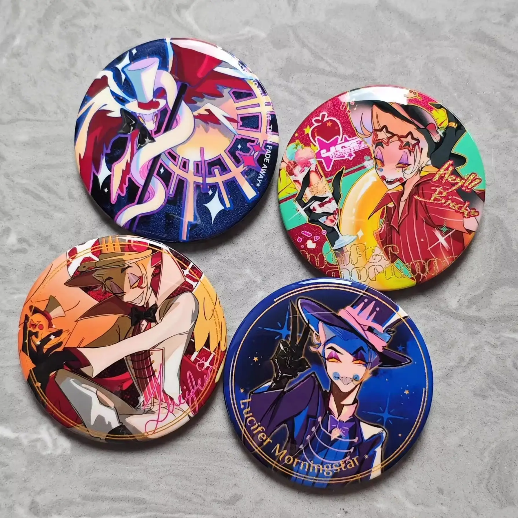 Anime No attributes 5.8mm Double Flash badge Emblem Brooch Cartoon Pendant backpack Accessories ornament Halloween gift
Anime No attributes 5.8mm Double Flash badge Emblem Brooch Cartoon Pendant backpack Accessories ornament Halloween gift