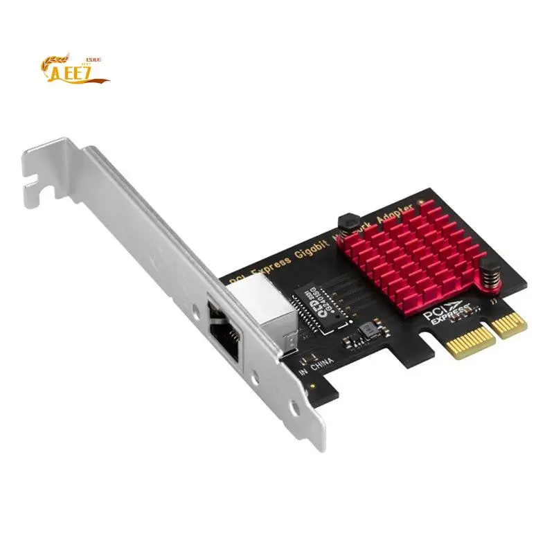 AEE7-1000Mbps Pcie To RJ45 Network Card Gigabit Ethernet Adapter RTL8111EH Chip PCI Express LAN Converter Desktop PC NIC
AEE7-1000Mbps Pcie To RJ45 Network Card Gigabit Ethernet Adapter RTL8111EH Chip PCI Express LAN Converter Desktop PC NIC