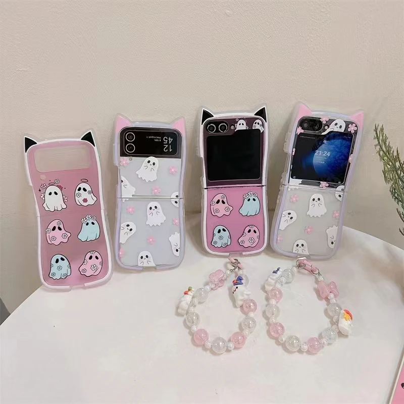 For Samsung Galaxy Z Flip 3 4 5 6 Luxury Cute Border Cat Ears Phone Case Cover
For Samsung Galaxy Z Flip 3 4 5 6 Luxury Cute Border Cat Ears Phone Case Cover