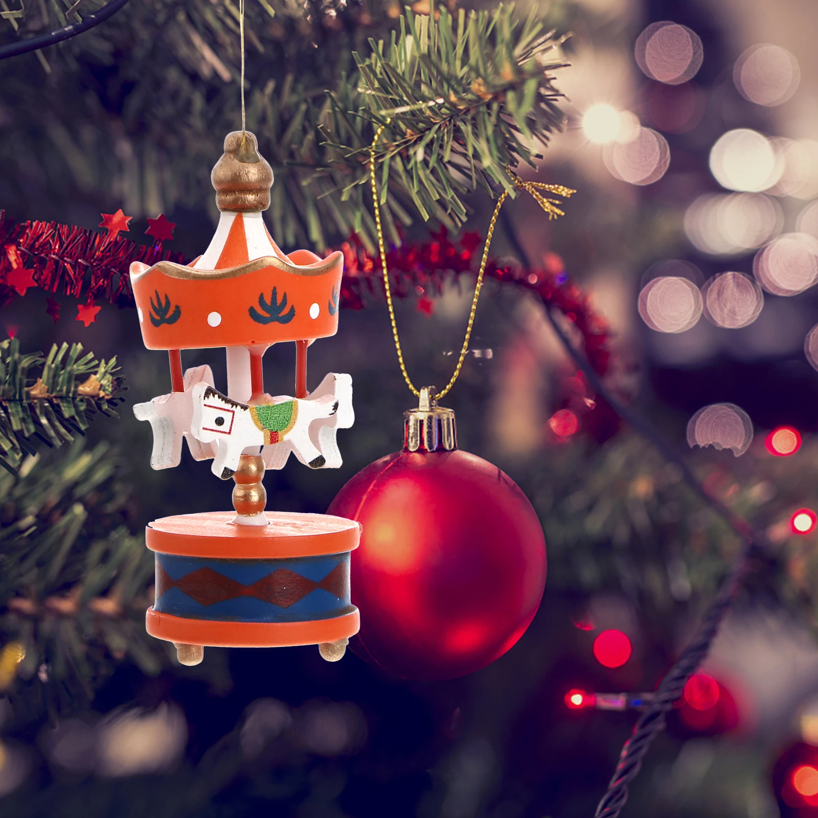 Carousel Decorations Mini Merry Souvenirs Round Ornaments Home Festive Atmosphere Reusable Holiday Props Christmas Tree
Carousel Decorations Mini Merry Souvenirs Round Ornaments Home Festive Atmosphere Reusable Holiday Props Christmas Tree