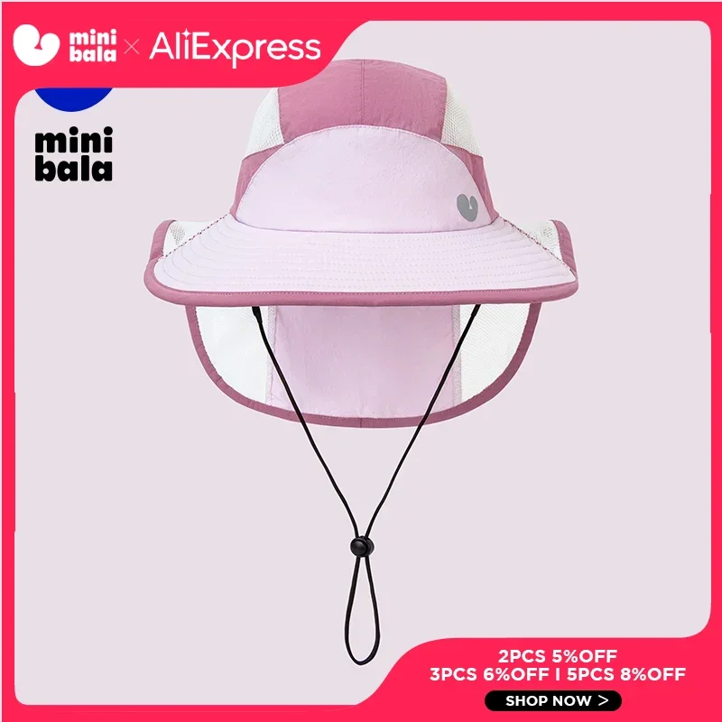 Mini Bala Summer Mesh Kids Adjustable Sun Hat Boys Girls Breathable UV Protection Outdoor Hats for Baby
Mini Bala Summer Mesh Kids Adjustable Sun Hat Boys Girls Breathable UV Protection Outdoor Hats for Baby
