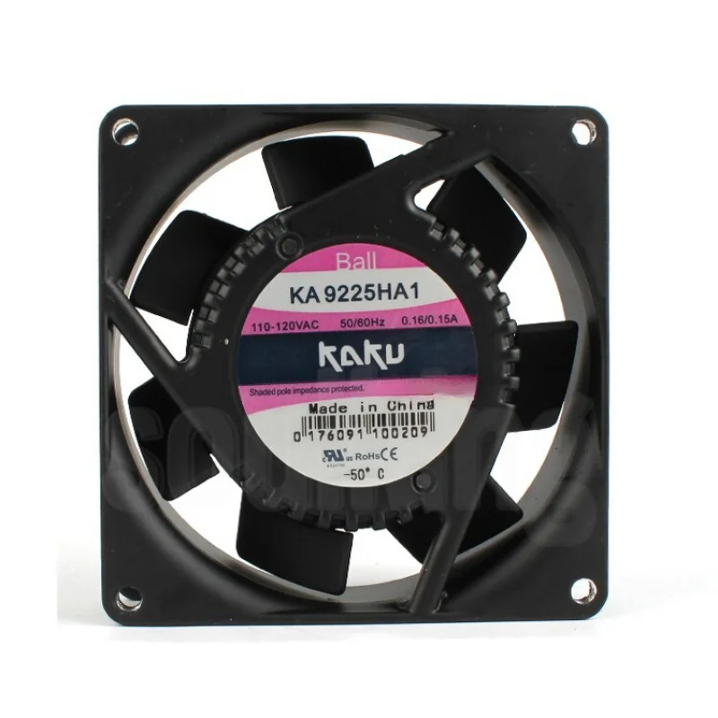Y+for KA9225HA1 AC 110V 0.16A/0.15A ball bearing axial cooling fan
Y+for KA9225HA1 AC 110V 0.16A/0.15A ball bearing axial cooling fan