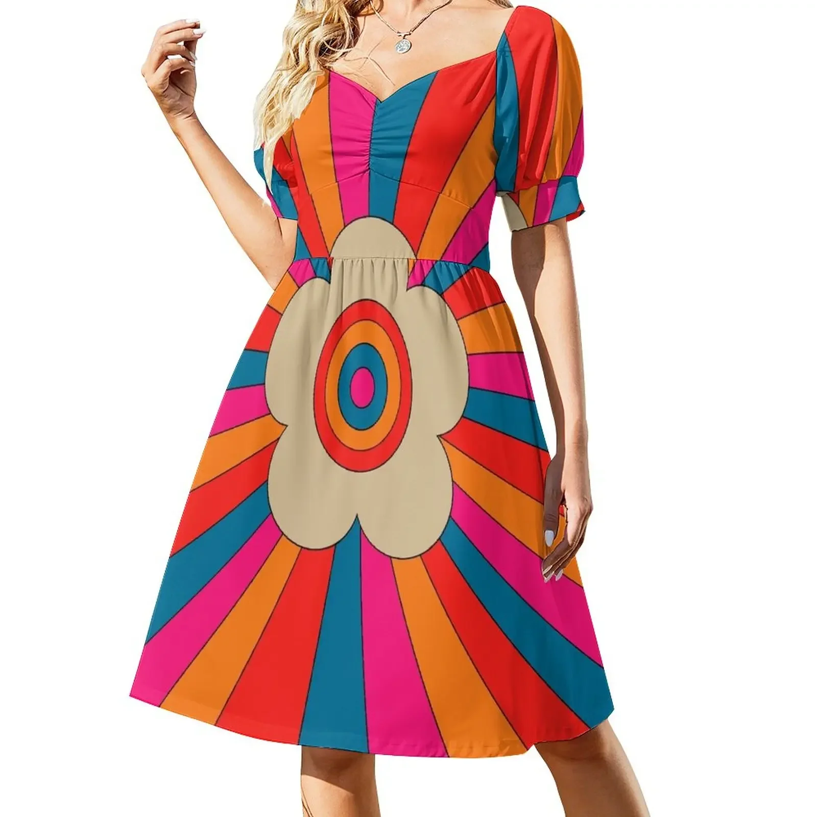 Flower power Short-Sleeved Dress summer dress womens 2025 Dresses gala summer clothes for women party dress women elegant luxury
Flower power Short-Sleeved Dress summer dress womens 2025 Dresses gala summer clothes for women party dress women elegant luxury
