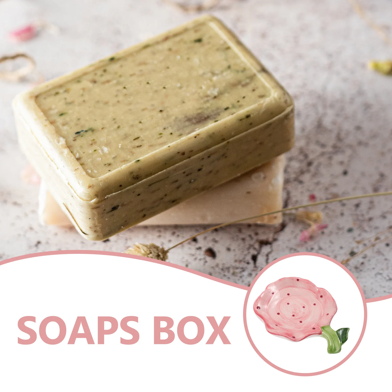 Stylish Flower Ceramic Soap Holder Bathroom Counter Decor Material Easy Maintenance Ceramic Soap Holder
Stylish Flower Ceramic Soap Holder Bathroom Counter Decor Material Easy Maintenance Ceramic Soap Holder