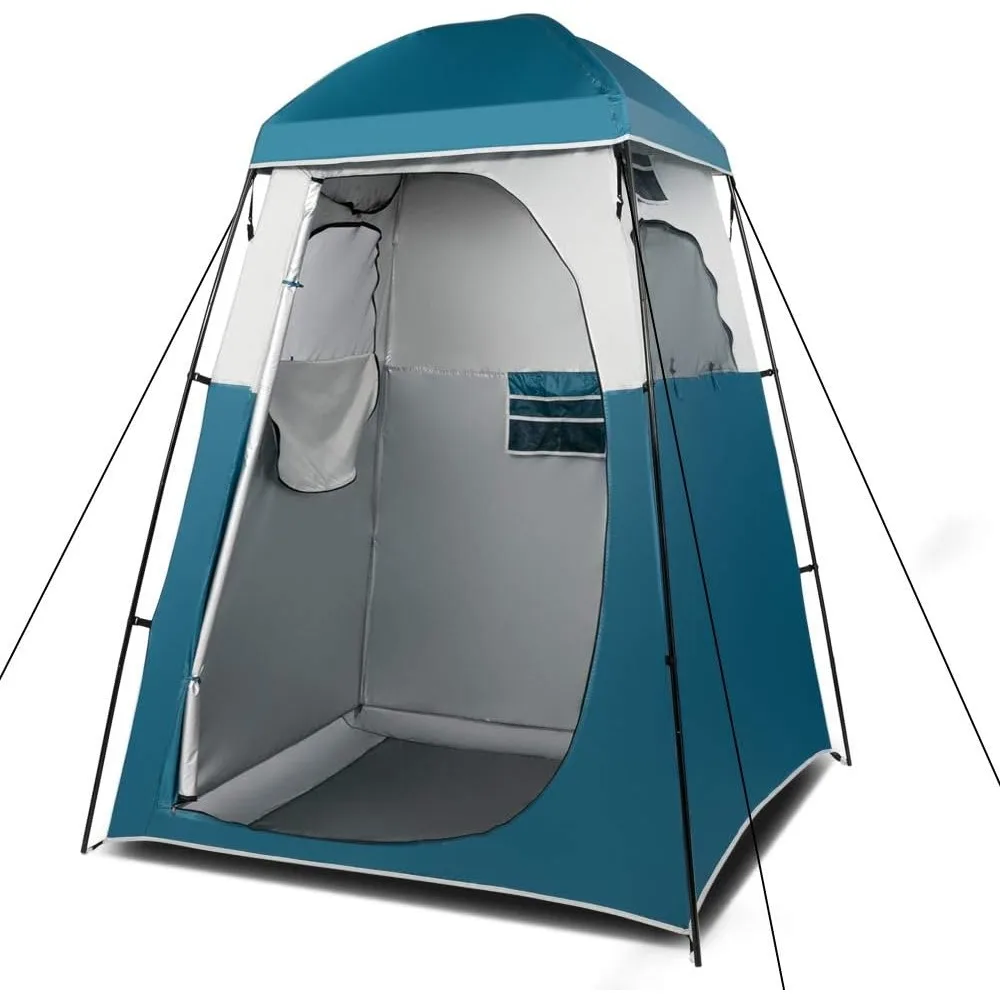 VINGLI 6.7FT Shower Tent, Changing Room Tent for Portable Toilet, with Mesh Floor and Carrying Bag, Lightweight & Sturdy, Perfecr for Camping, Boat, Dressing Outdoor or Indoor
VINGLI 6.7FT Shower Tent, Changing Room Tent for Portable Toilet, with Mesh Floor and Carrying Bag, Lightweight & Sturdy, Perfecr for Camping, Boat, Dressing Outdoor or Indoor