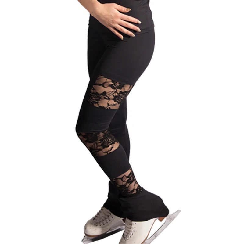 Custom women's figure skating pants black trousers girls cutout bag with training performance pants
Custom women's figure skating pants black trousers girls cutout bag with training performance pants