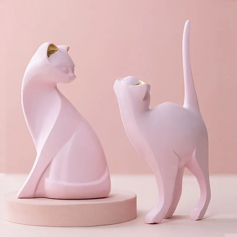 Enchanting Pink Cat Decoration Creative Office Desktop Bedroom Living Room Decoration Housewarming Wedding Gift
Enchanting Pink Cat Decoration Creative Office Desktop Bedroom Living Room Decoration Housewarming Wedding Gift