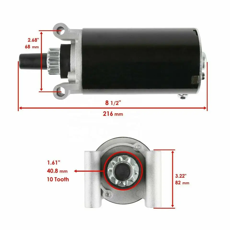 12V 10T CCW Diesel Engine Motor Starter for Kohler Tractors 3209801 32-098-03
12V 10T CCW Diesel Engine Motor Starter for Kohler Tractors 3209801 32-098-03