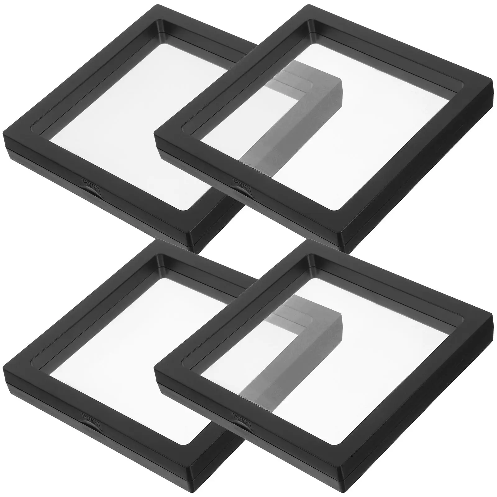 4 Pcs Transparent Jewelry Display Rack Stands Floating Frame Accessories Suspension Case Holder Storage
4 Pcs Transparent Jewelry Display Rack Stands Floating Frame Accessories Suspension Case Holder Storage