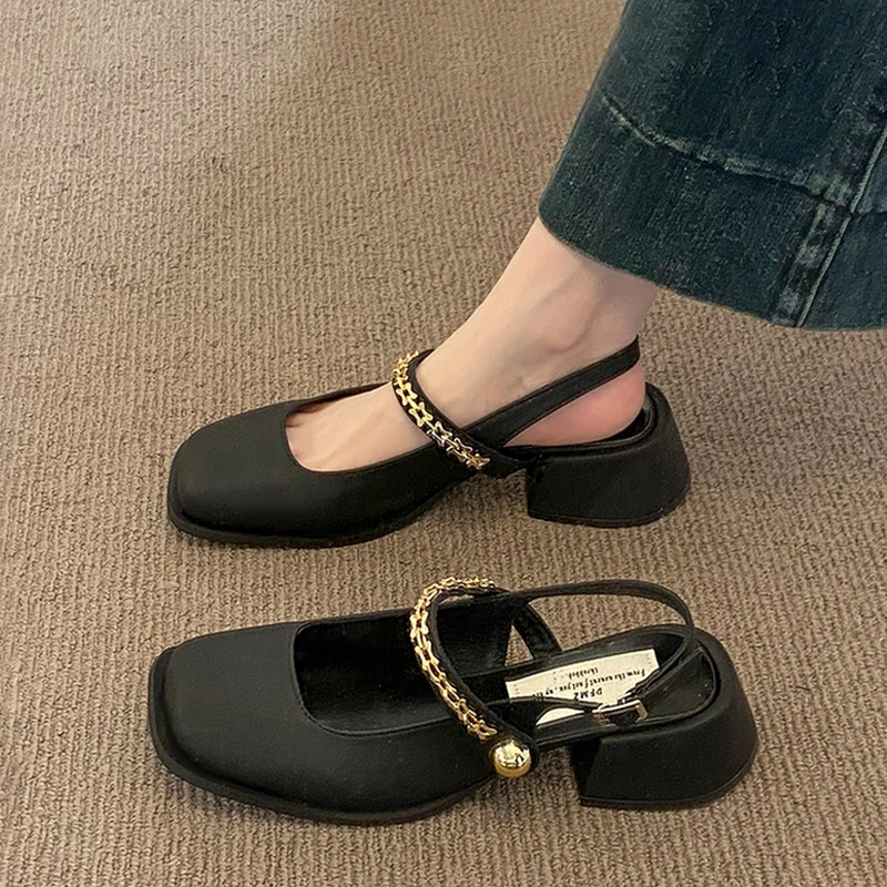 Black High Heel Sandals Women's Shoes Chunky Heel Mary Janes Evening Single Shoes Spring Summer New Style Korean Style Roman ...
Black High Heel Sandals Women's Shoes Chunky Heel Mary Janes Evening Single Shoes Spring Summer New Style Korean Style Roman ...