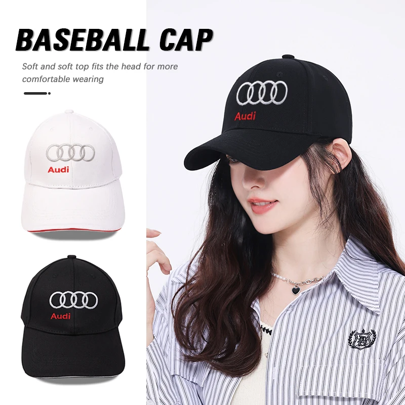 Audi Emblem Baseball Hat Men Women Adjustable Peaked Cap For Audi A3 8p 8v 8l A4 b8 b7 b6 b9 b5 A6 c7 c6 c8 c5 Q5 A5 A1 Q3 Q7 A7
Audi Emblem Baseball Hat Men Women Adjustable Peaked Cap For Audi A3 8p 8v 8l A4 b8 b7 b6 b9 b5 A6 c7 c6 c8 c5 Q5 A5 A1 Q3 Q7 A7