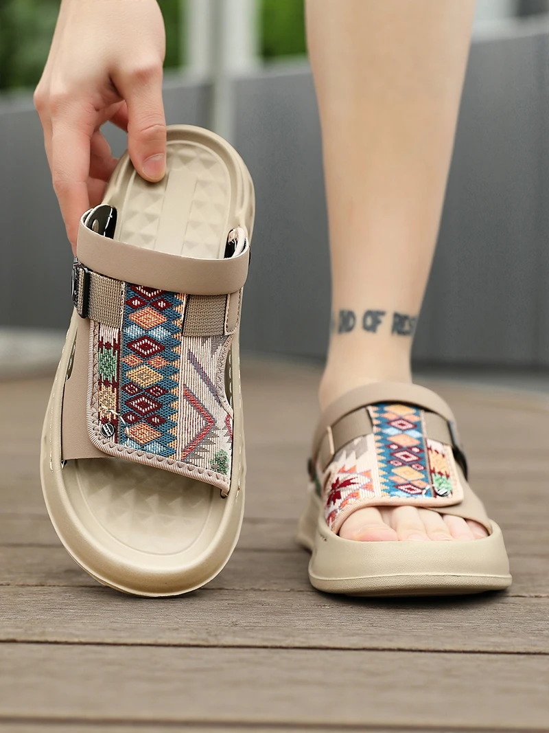 Men's Summer 2026 Sporty Workwear Driving Beach Shoes Anti-Slip Deodorant Soft Bottom Sandals Trendy Low Top Synthetic Interior
Men's Summer 2026 Sporty Workwear Driving Beach Shoes Anti-Slip Deodorant Soft Bottom Sandals Trendy Low Top Synthetic Interior