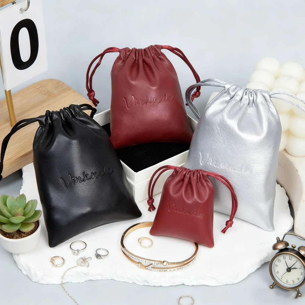 100pcs Portable 3x4'' PU Leather Drawstring Bag Multi-Functional Waterproof Jewelry Earrings Rings Storage for Travel Dust-proof
100pcs Portable 3x4'' PU Leather Drawstring Bag Multi-Functional Waterproof Jewelry Earrings Rings Storage for Travel Dust-proof