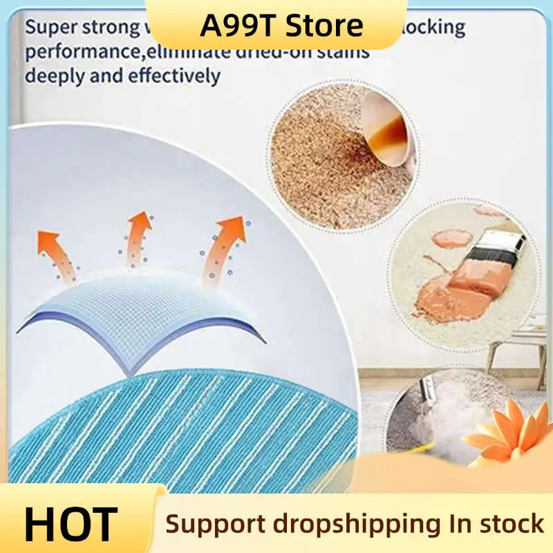 A99T Mop Cloth Pads Set Formidea M7/M7 Pro/M7 Max Foreureka NER700 Vacuum Cleaner Parts Washable Mopping Pads Wipes Rag
A99T Mop Cloth Pads Set Formidea M7/M7 Pro/M7 Max Foreureka NER700 Vacuum Cleaner Parts Washable Mopping Pads Wipes Rag