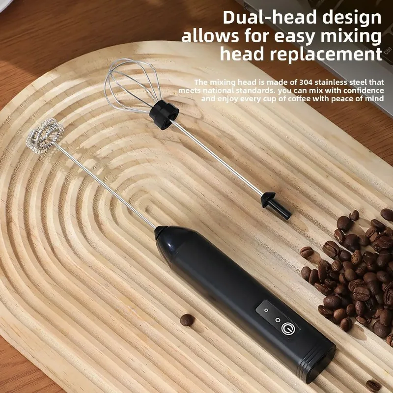 Household 2-in-1 Electric Egg Beater USB Powered Double Head Mixer Multifunctional Mini Kitchen Blender Gadget
Household 2-in-1 Electric Egg Beater USB Powered Double Head Mixer Multifunctional Mini Kitchen Blender Gadget