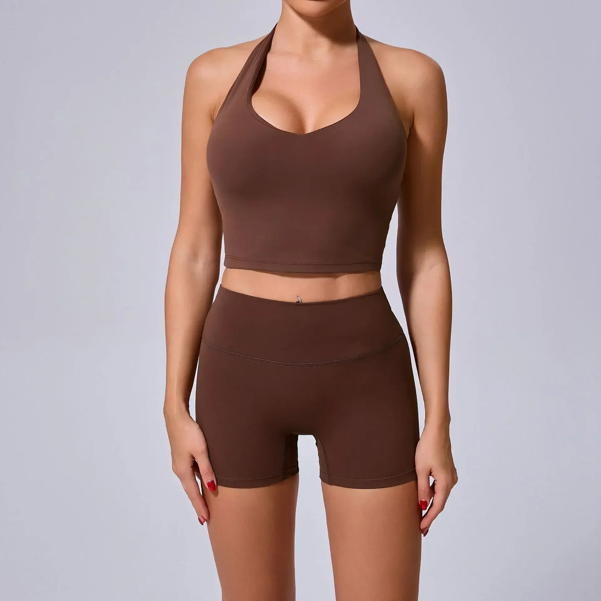 Seamless Yoga Jumpsuits Sports Fitness High Waist Hip-lifting Quick Drying Neck-hanging Yoga Suits Workout Gym Sets for Women
Seamless Yoga Jumpsuits Sports Fitness High Waist Hip-lifting Quick Drying Neck-hanging Yoga Suits Workout Gym Sets for Women