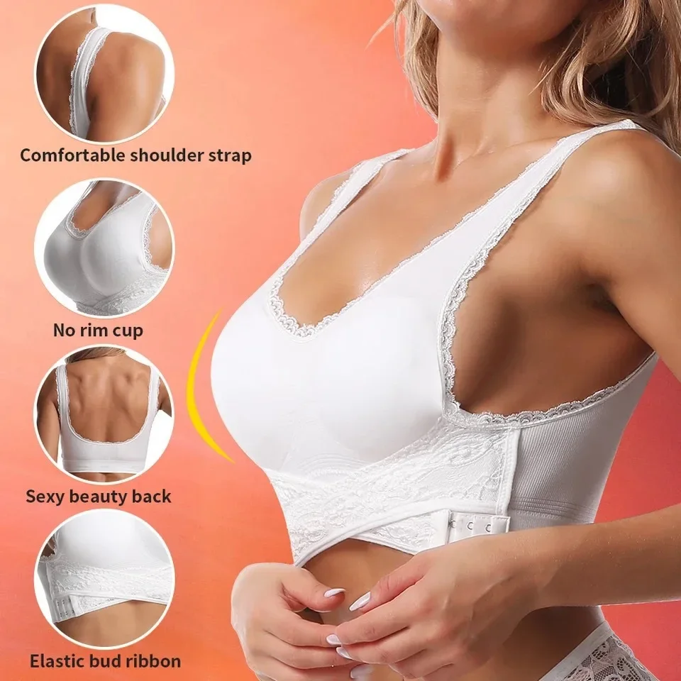 Sports Bra Plus Size Cross Front Side Buckle Sexy Lace Bralette Push Up Wireless Brassiere Yoga Vest Lingerie Seamless Underwear
Sports Bra Plus Size Cross Front Side Buckle Sexy Lace Bralette Push Up Wireless Brassiere Yoga Vest Lingerie Seamless Underwear