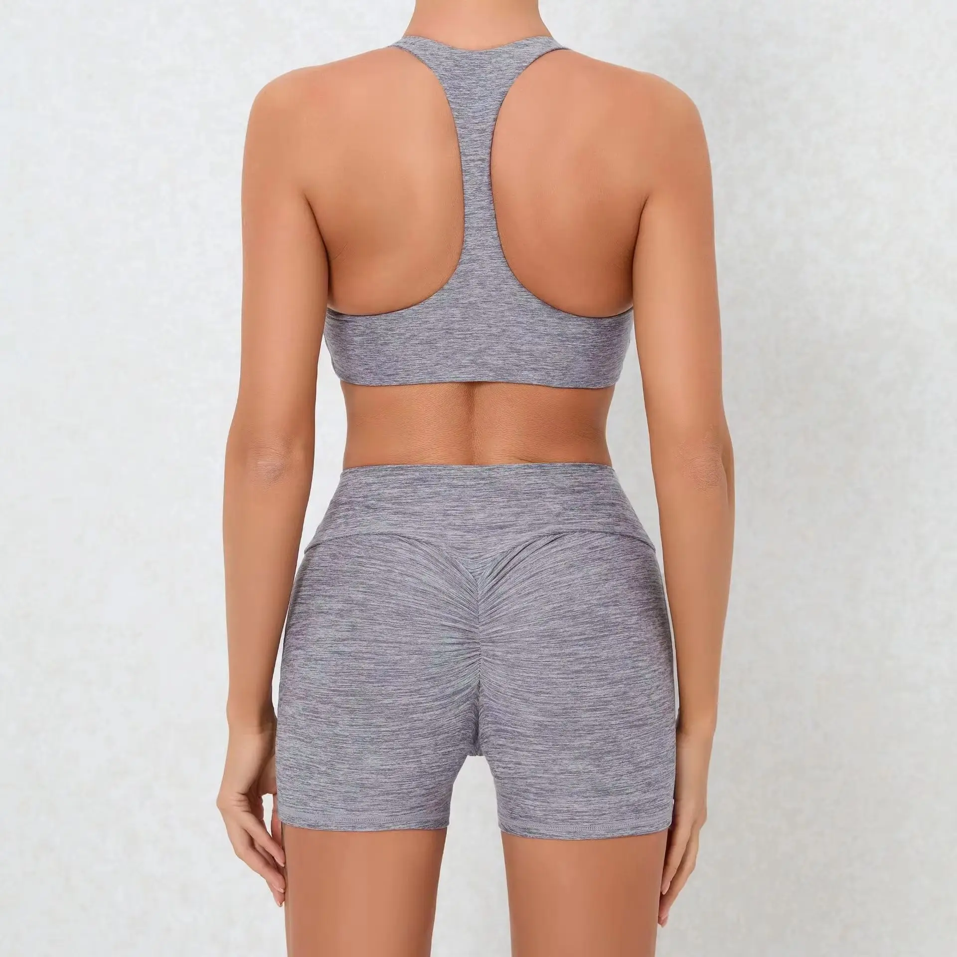 Комплект спортивных шорт для женщин, бесшовный комплект для йоги, спортивные шорты для фитнеса, подтяжки бедер, карманные шорты с высокой талией, плотный бюстгальтер с открытой спиной, тренировочные костюмы
Комплект спортивных шорт для женщин, бесшовный комплект для йоги, спортивные шорты для фитнеса, подтяжки бедер, карманные шорты с высокой талией, плотный бюстгальтер с открытой спиной, тренировочные костюмы