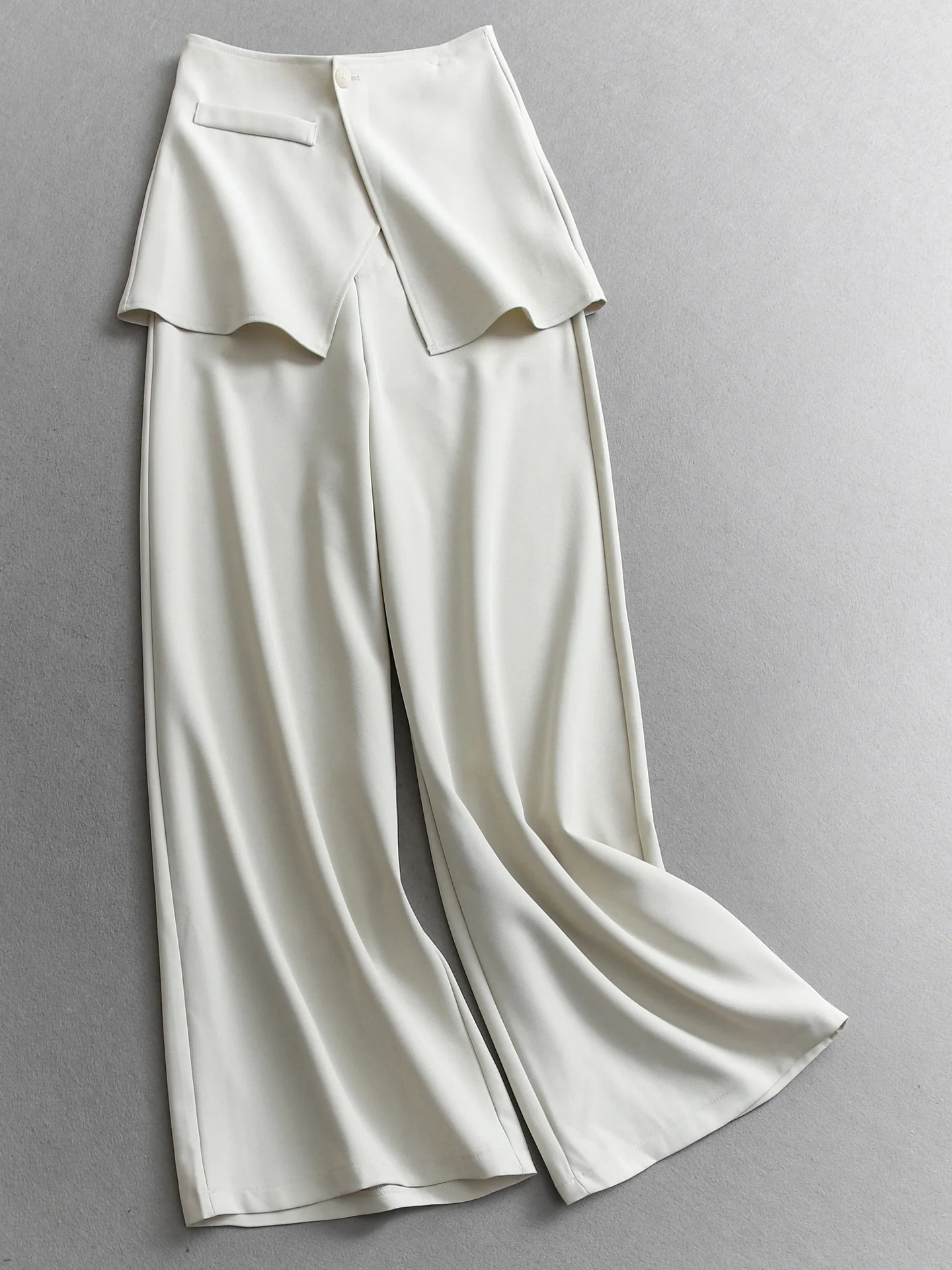 High Waist Loose Straight Leg Pants Women's Casual Trousers Pure Color Layered Faux Two-Piece Apron Style Commute Wide Leg
High Waist Loose Straight Leg Pants Women's Casual Trousers Pure Color Layered Faux Two-Piece Apron Style Commute Wide Leg
